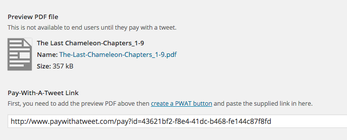 Pay-with-a-tweet social media interaction