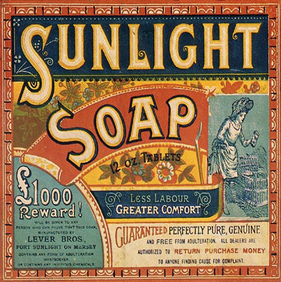 Sunlight Soap logo design and branding