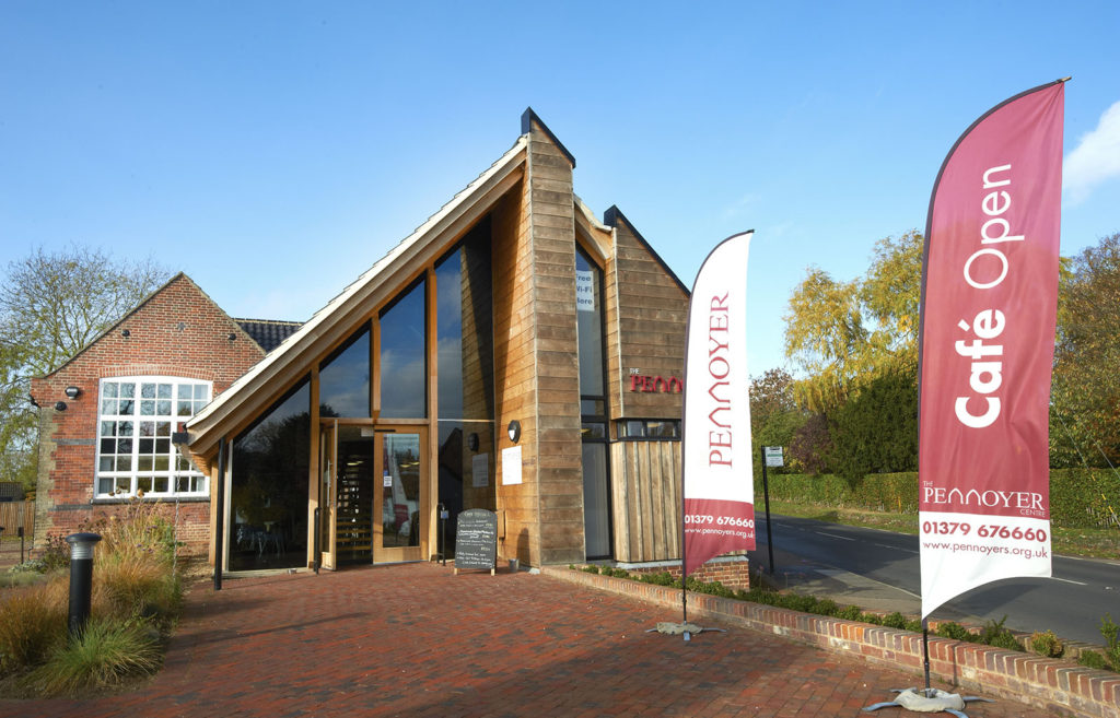 Teardrop Banners for The Pennoyer Centre